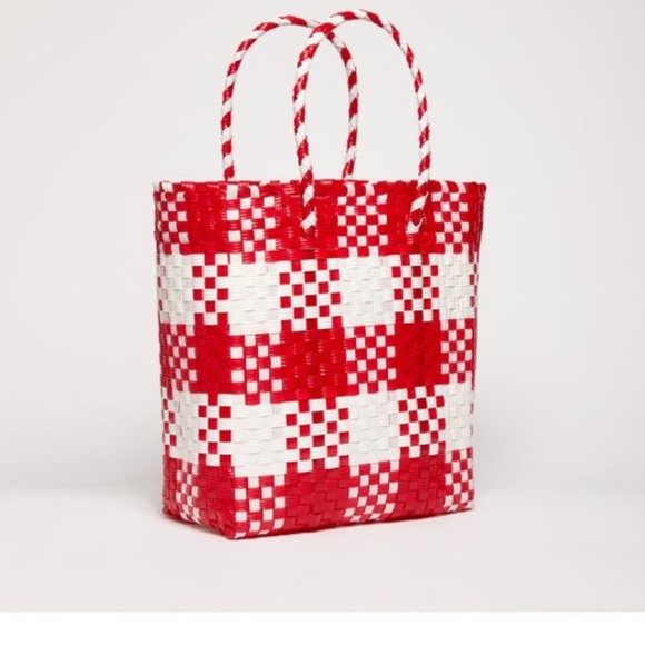 Lalo The Shop Large Red Tote - Picture 2 of 5